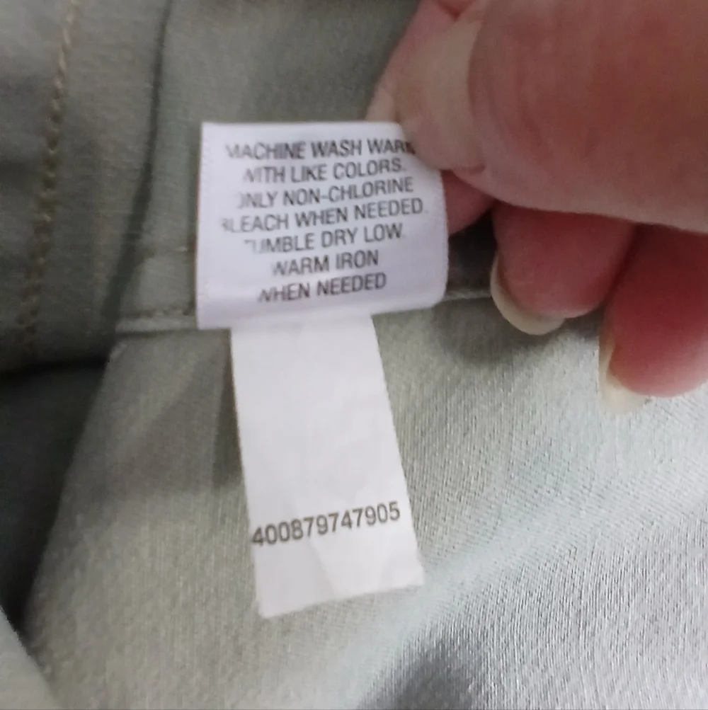 Sonoma 100% Cotton Sage Blazer Jacket Womens Large Officewear Casual - Picture 8 of 8